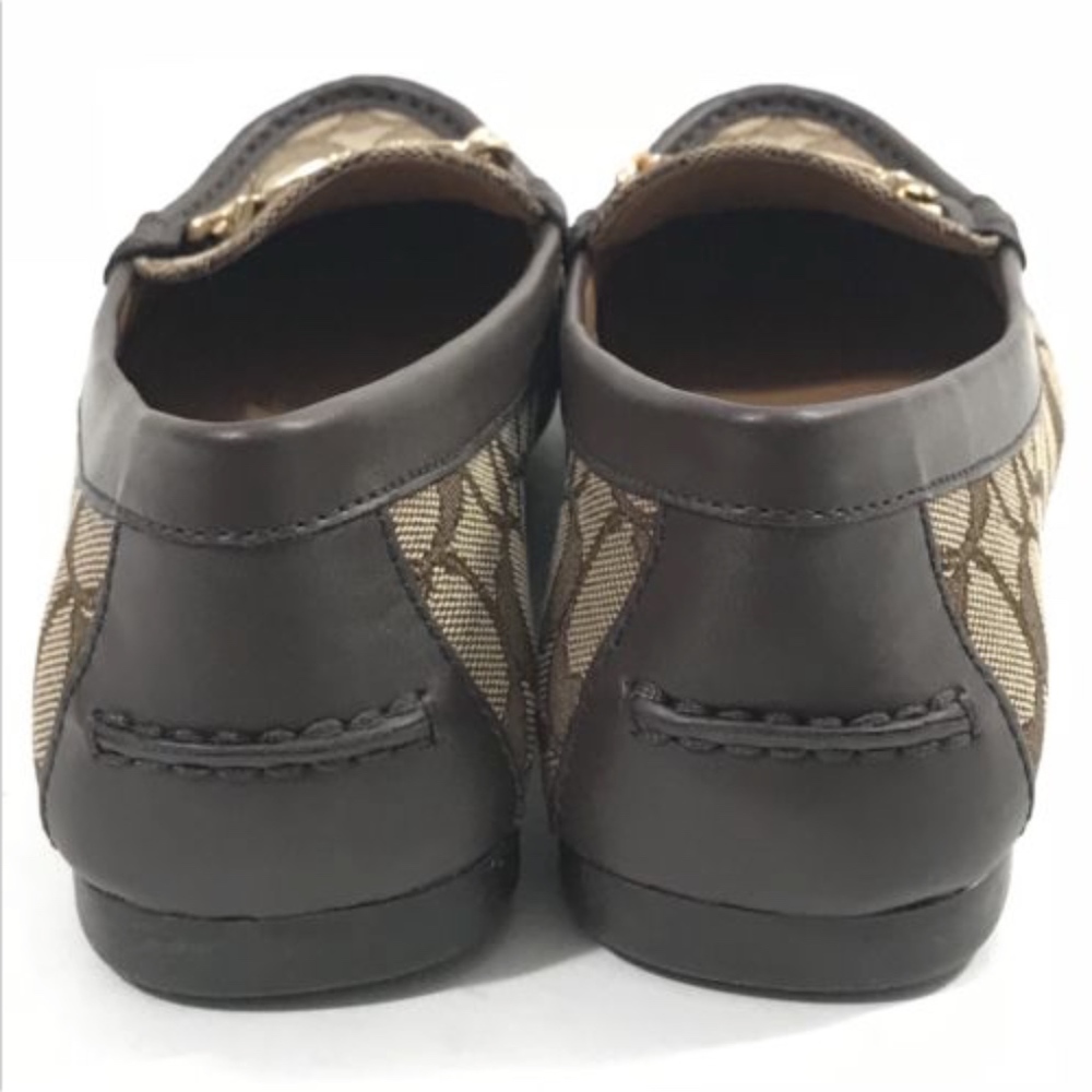 Coach A01918 Olive Loafers Moccasins Shoes - Picture 4 of 8